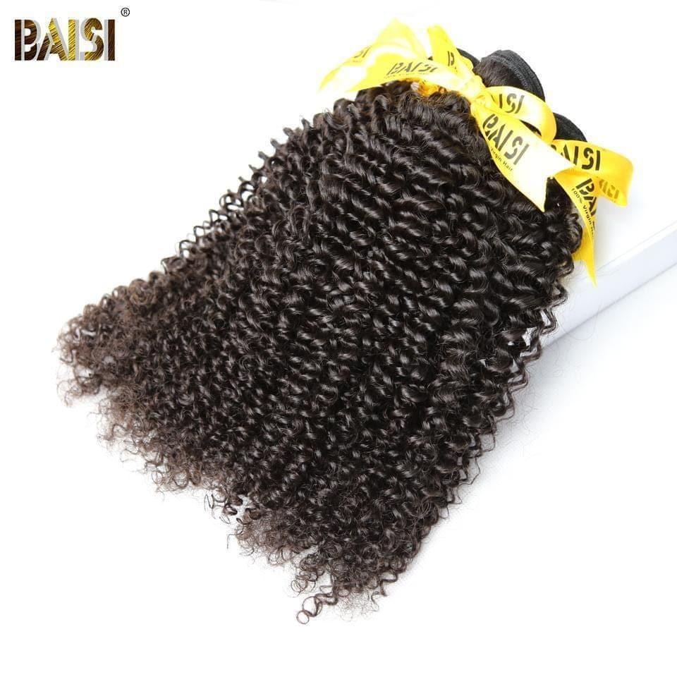 BAISI 12A Kinky Curly Virgin Hair Weave