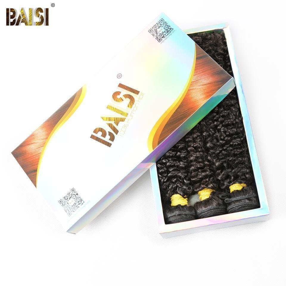 BAISI 12A Kinky Curly Virgin Hair Weave