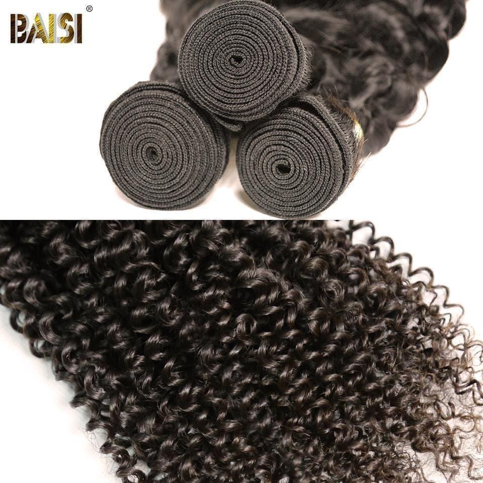 BAISI 12A Kinky Curly Virgin Hair Weave