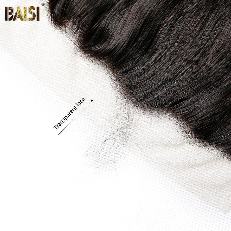 BAISI 10A encaje Frontal onda Natural rizado 13*4/13*6,