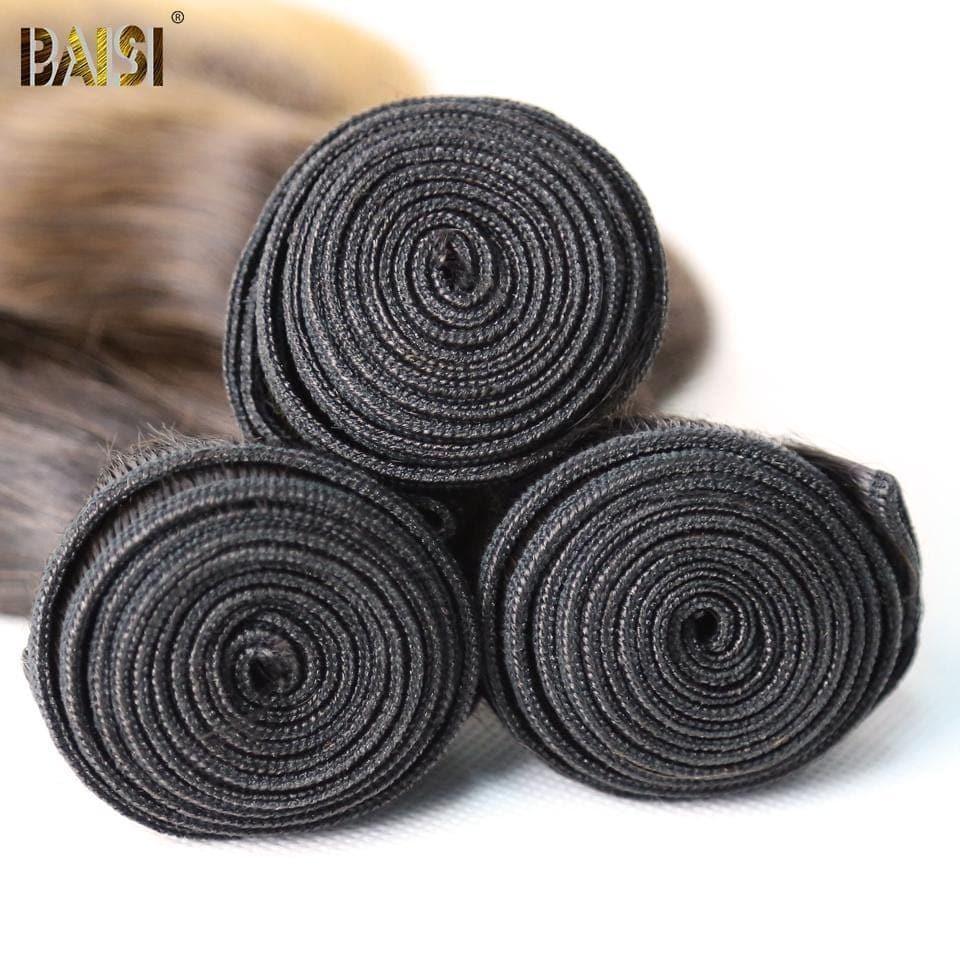 BAISI 12A Weave 1b/4#/27# In Körperwelle aus 100 % Echthaar