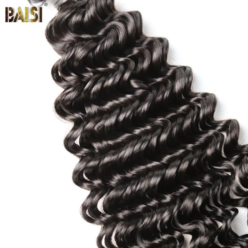 BAISI 10A Deep Wave Virgin Hair Weave