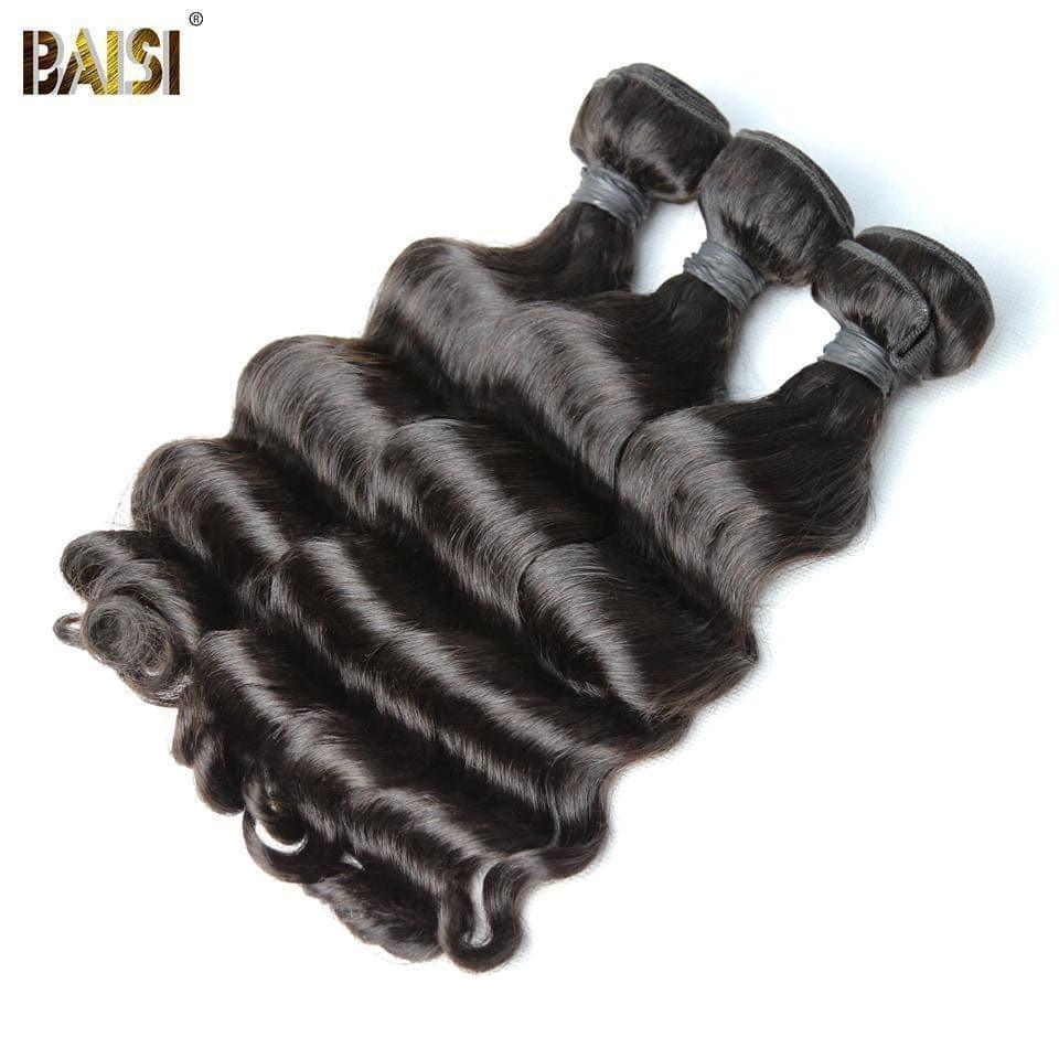 BAISI 10A Natural Wave Virgin Hair Weave