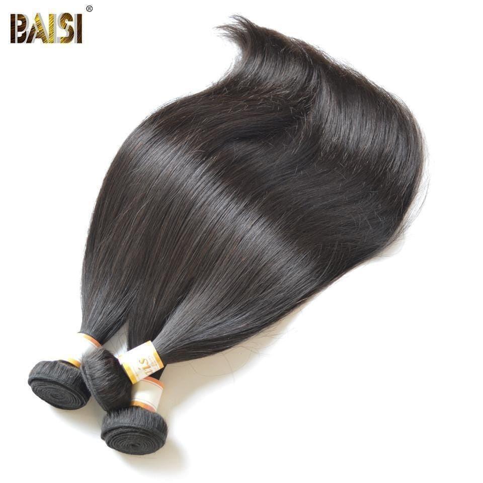 BAISI 7A Hair Weave Brazilian Virgin Hair Straight