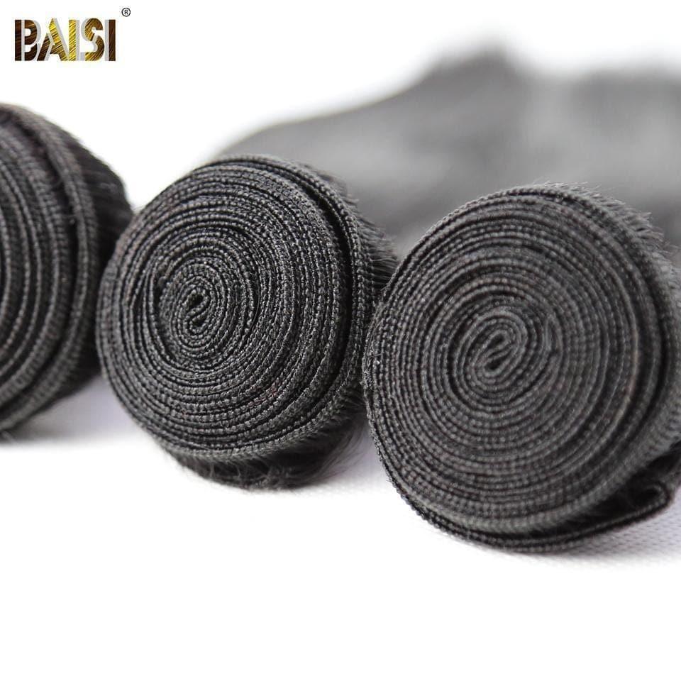BAISI 10A Tessuto dritto dritto per capelli vergini