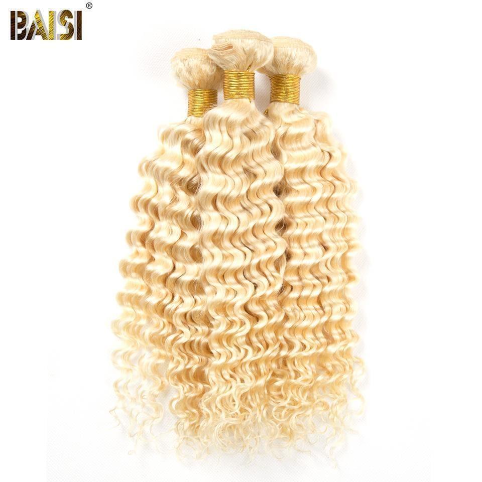 BAISI 12A Onda profunda 100% Tejido de cabello humano 613#