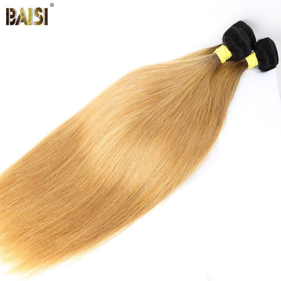 BAISI 12A Hair Weave # 1B # 27 In 100% capelli umani lisci