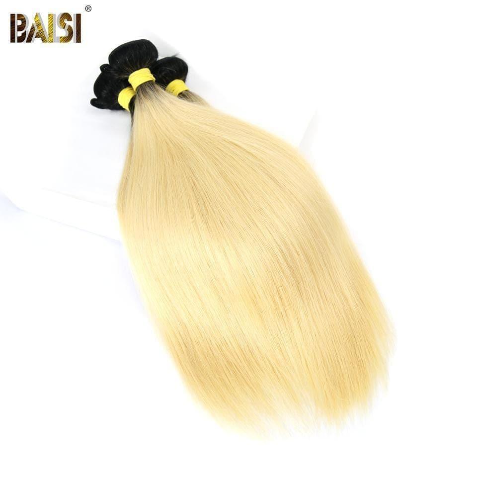 BAISI 12A Tissage Mèche 1B#613 En 100% Cheveux Humains Lisse