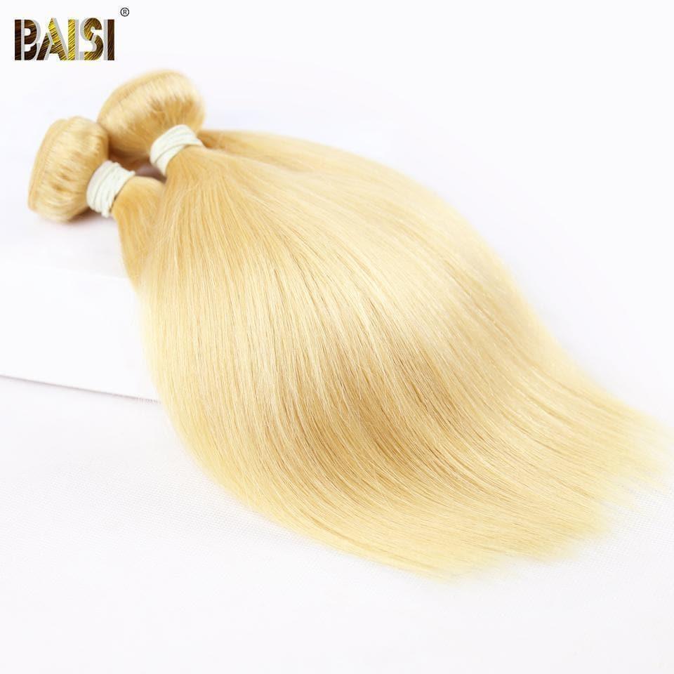 BAISI 12A Hair Weave 613# In 100% Straight Human Hair