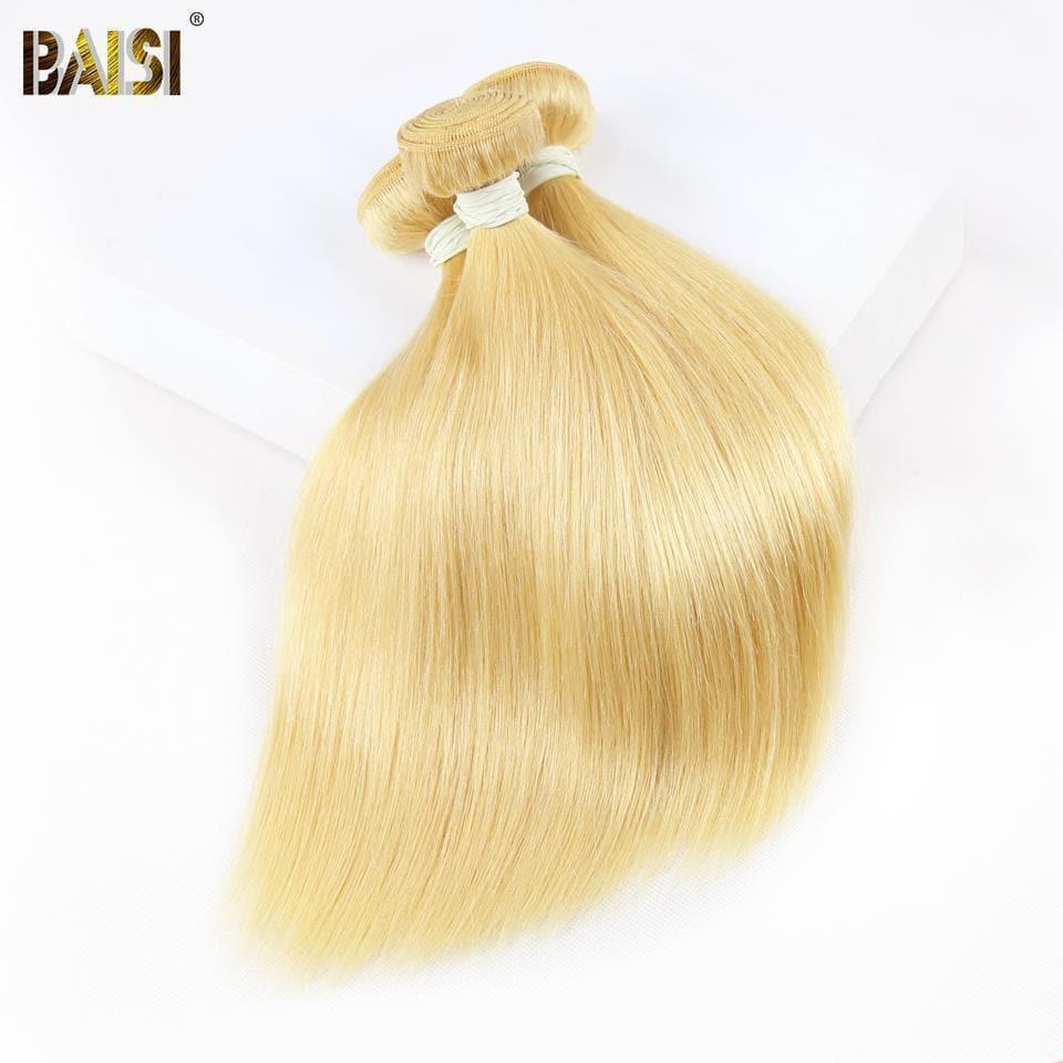 BAISI 12A Hair Weave 613# In 100% Straight Human Hair