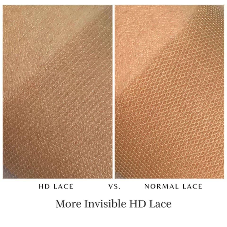 BAISI Hd Cierre de encaje 5x5 Encaje flaco invisible