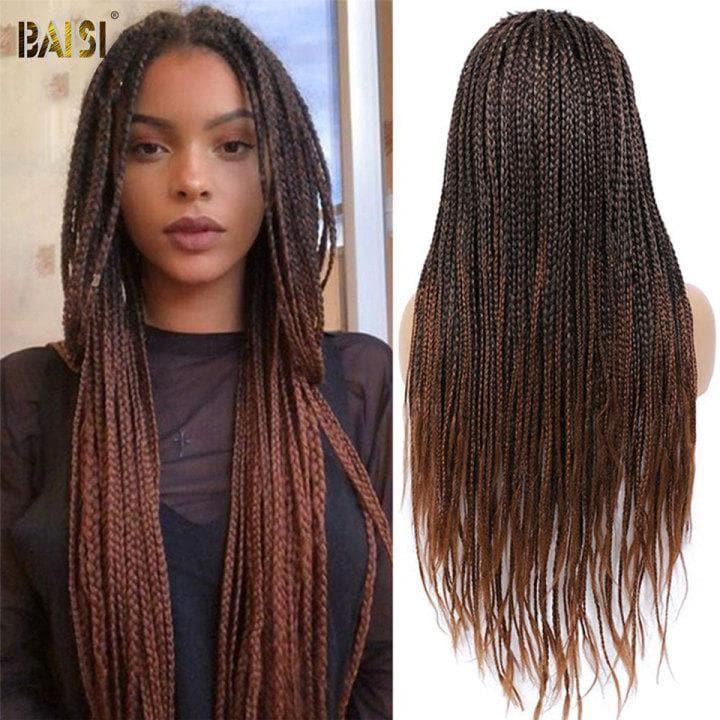 BAISI Box Braide Natte Longue En Cheveux Synthetiques 26 pouces