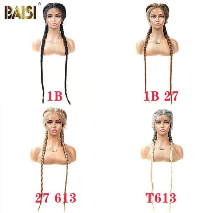 BAISI NATTES DE 26 POUCES EN 100% Cheveux synthétiques