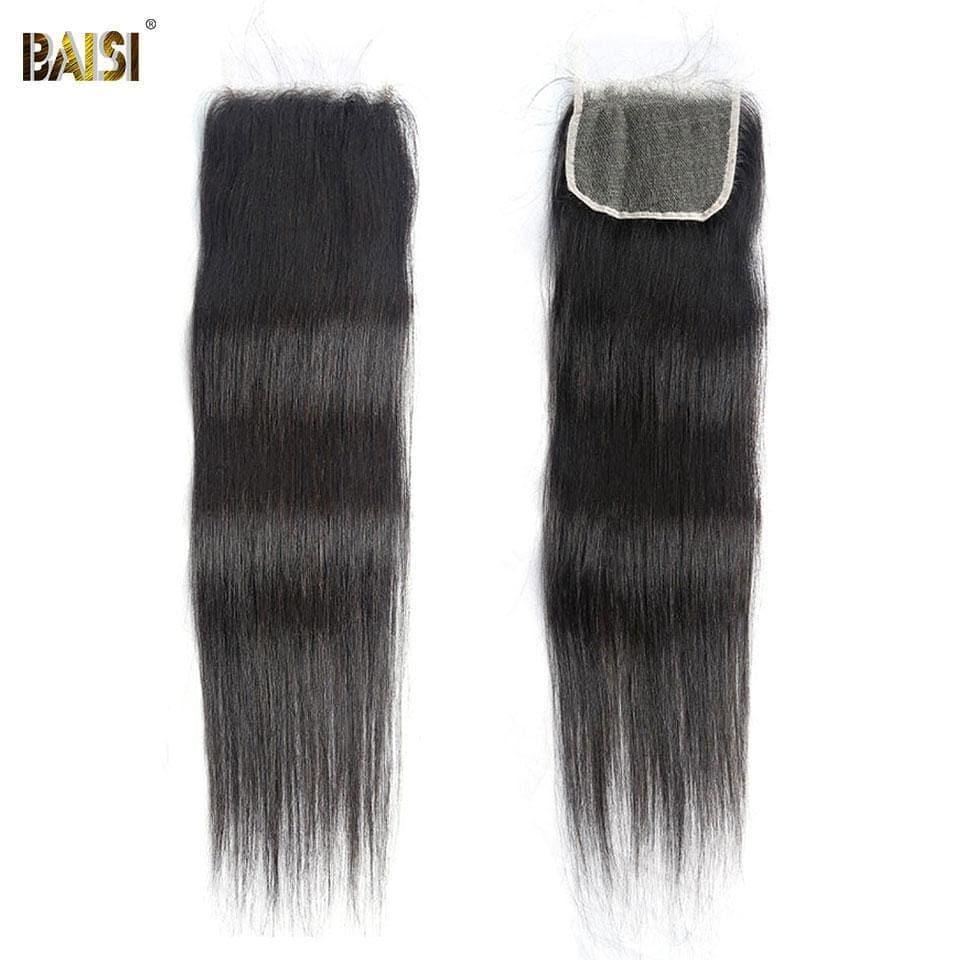 BAISI Hd Cierre de encaje 5x5 Encaje flaco invisible