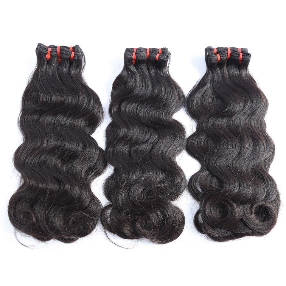 Top Grade Double Drawn 100% Virgin Hair Body Wave Fumi Hair Double Drawn hairbs 