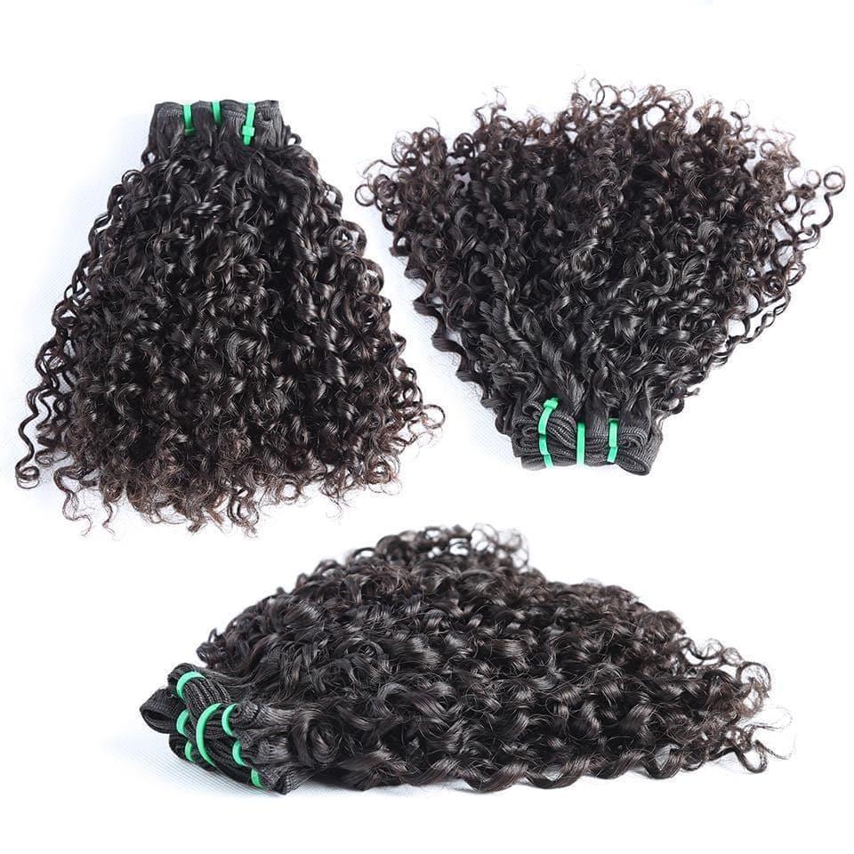 Top Grade Double Drawn 100% Virgin Hair Pissy One Fumi Hair Double Drawn hairbs 